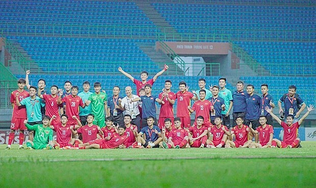 Vietnam's U20 football team. Photo: Vietnam Football Federation Vietnam's U20 football team. Photo: Vietnam Football Federation