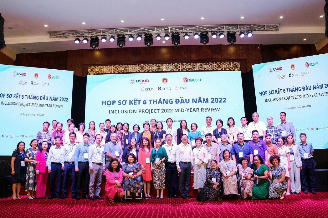 At the Inclusion project mid-year review 2022 in Hoi An city, Quang Nam province. Source: USAID Vietnam At the Inclusion project mid-year review 2022 in Hoi An city, Quang Nam province. Source: USAID Vietnam