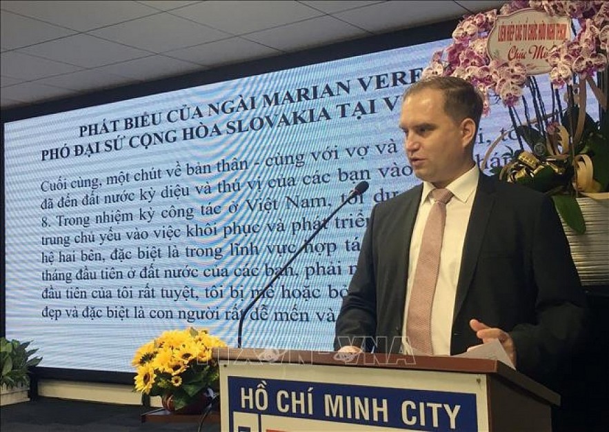 Marian Veres, Deputy Ambassador and Trade Counselor of the Embassy of the Republic of Slovakia in Vietnam. Marian Veres, Deputy Ambassador and Trade Counselor of the Embassy of the Republic of Slovakia in Vietnam.