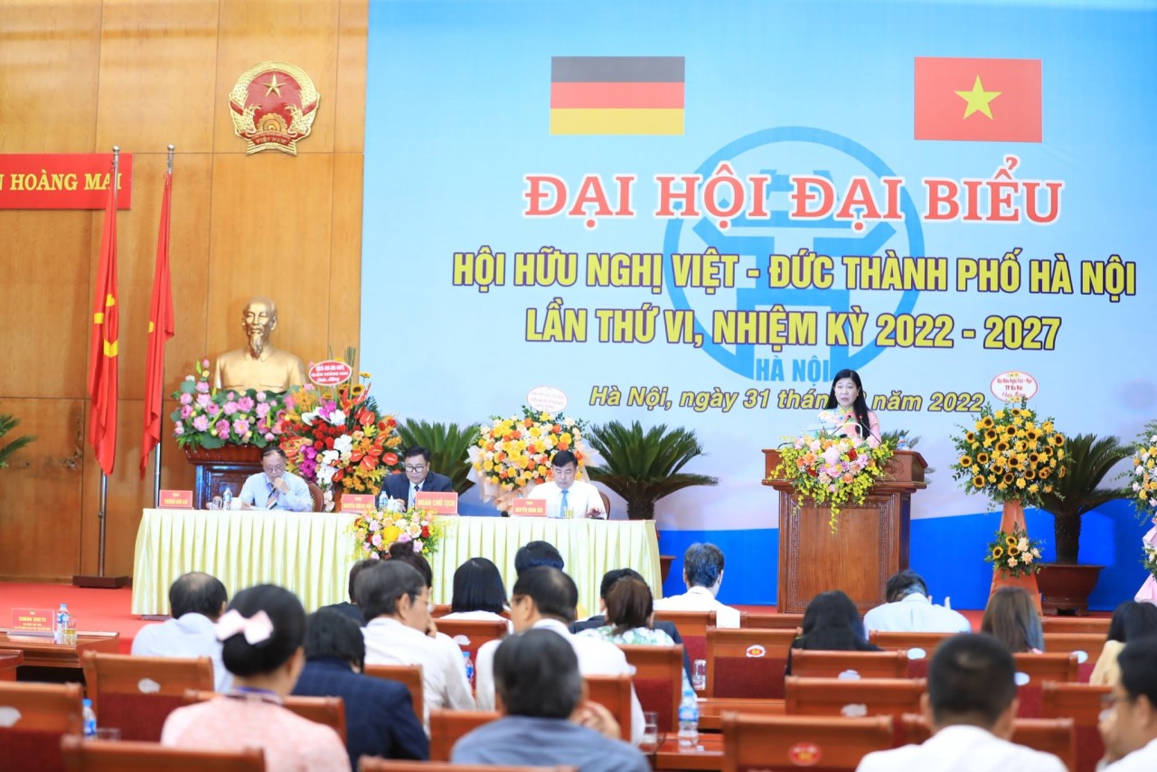 Nguyen Lan Huong, member of Hanoi Party Committee's standing committee, chairwoman of the city's Fatherland Front Committee, HAUFO president. Photo: HAUFO Nguyen Lan Huong, member of Hanoi Party Committee's standing committee, chairwoman of the city's Fatherland Front Committee, HAUFO president. Photo: HAUFO