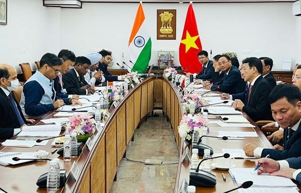 At the second Vietnam-India security dialogue. Photo: ANI At the second Vietnam-India security dialogue. Photo: ANI