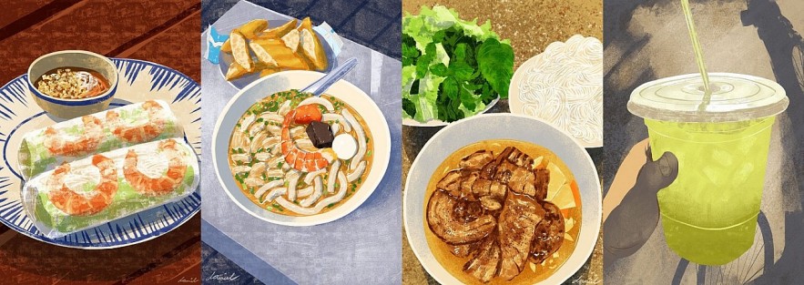 Vietnamese Cuisine Through the Artworks of a Filipino Artist Vietnamese Cuisine as Depicted by Filipino Artistry