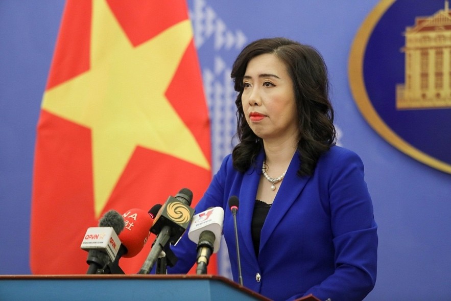 Spokesperson of the Vietnam Ministry of Foreign Affairs Le Thi Thu Hang. Photo: VOV Spokesperson of the Vietnam Ministry of Foreign Affairs Le Thi Thu Hang. Photo: VOV