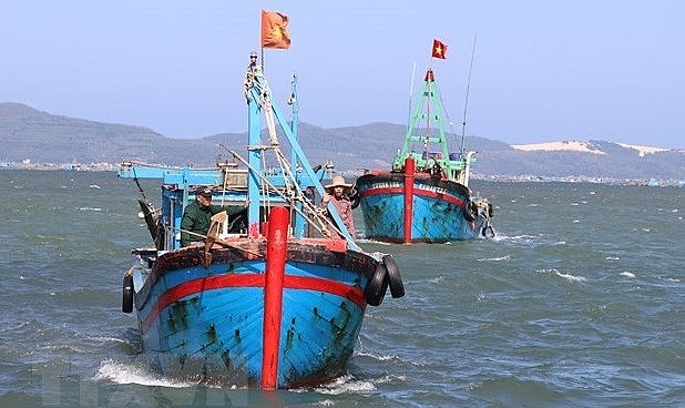 Vietnamese fishing vessels. Photo: VNA Vietnamese fishing vessels. Photo: VNA