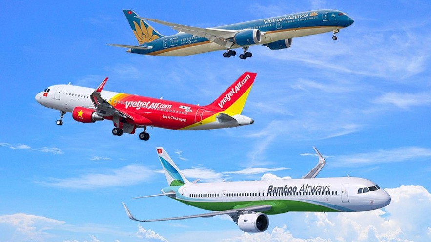 Vietnam Airlines, Vietjet Air, and Bamboo Airways are honoured in different categories by Skytrax. Photo: aivivu.com Vietnam Airlines, Vietjet Air, and Bamboo Airways are honoured in different categories by Skytrax. Photo: aivivu.com