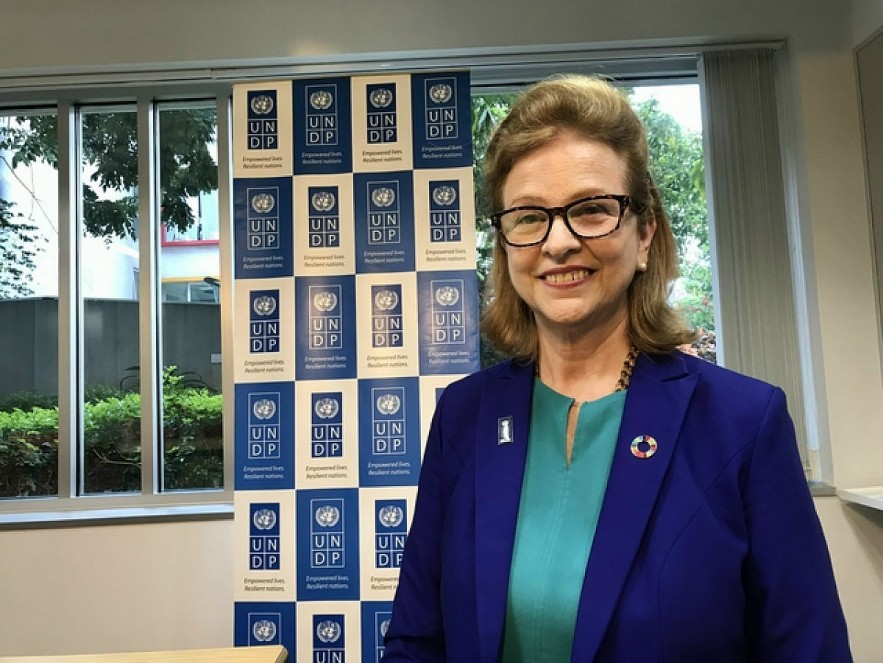 Caitlin Wiesen, former Resident Representative of the United Nations Development Program (UNDP) in Vietnam Caitlin Wiesen, former Resident Representative of the United Nations Development Program (UNDP) in Vietnam