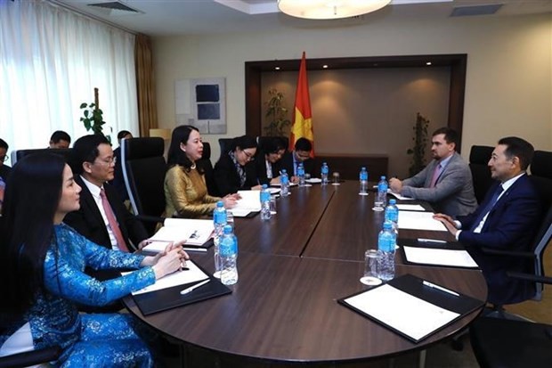 Vietnames Vice President Welcomed in Kazakhstan Vietnames Vice President Welcomed in Kazakhstan
