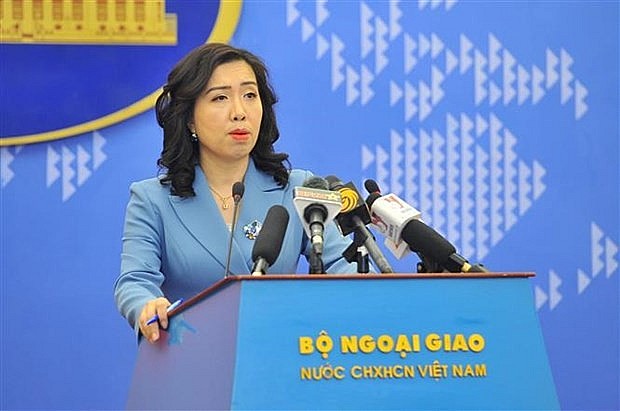 Foreign Ministry Spokesperson Le Thi Thu Hang. Photo: VNA Foreign Ministry Spokesperson Le Thi Thu Hang. Photo: VNA