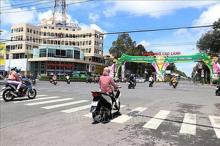 A corner of Cao Lanh city (Photo: VNA) A corner of Cao Lanh city (Photo: VNA)