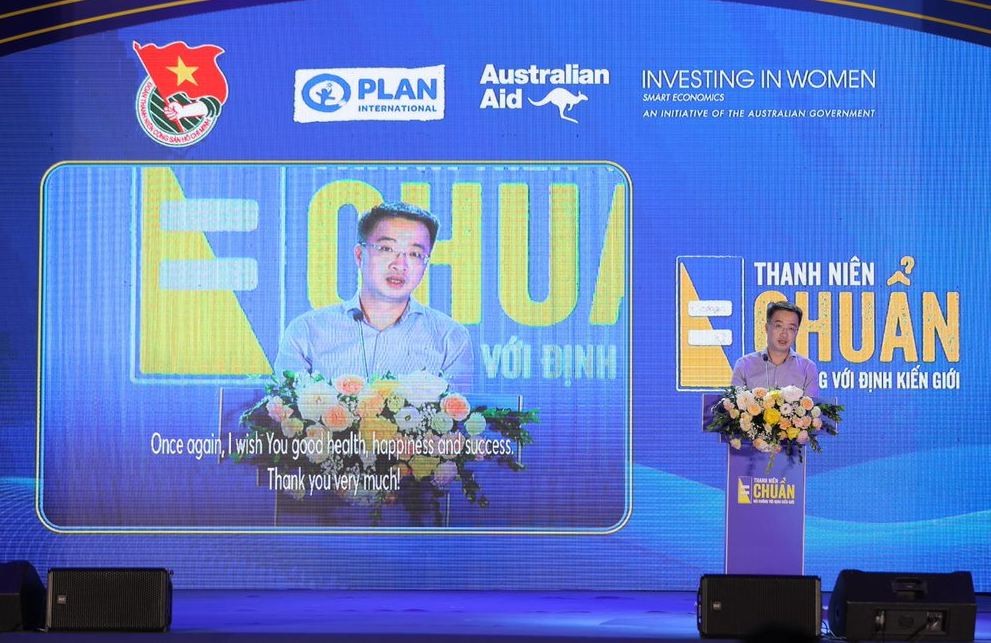 Nguyen Tuong Lam, Secretary of the Central Committee of Ho Chi Minh Communist Youth Union speaks at the event. Nguyen Tuong Lam, Secretary of the Central Committee of Ho Chi Minh Communist Youth Union speaks at the event.