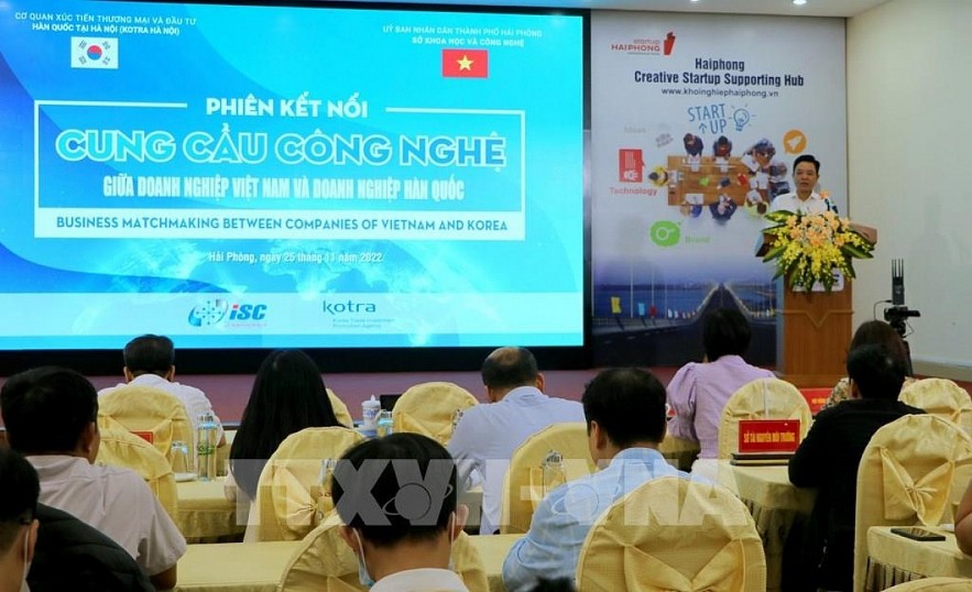 Overview of the business matching event. Photo: VNA Overview of the business matching event. Photo: VNA