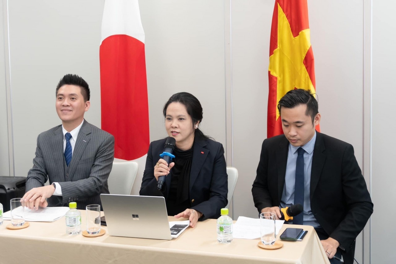 Vu Chi Mai, consul general of Vietnam in Fukuoka, addresses the event. Photo: VNA Vu Chi Mai, consul general of Vietnam in Fukuoka, addresses the event. Photo: VNA