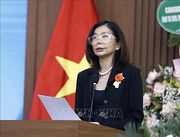 UN Resident Coordinator in Vietnam Pauline Tamesis. Photo: VNA UN Resident Coordinator in Vietnam Pauline Tamesis. Photo: VNA