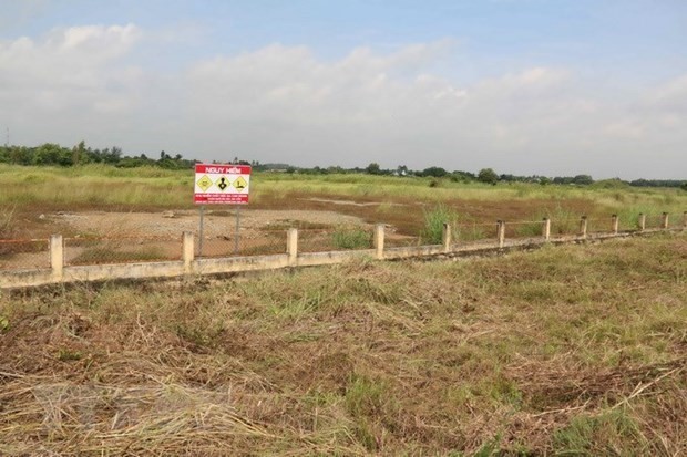 A dioxin contaminated area in Bien Hoa Airbase. Photo: VNA A dioxin contaminated area in Bien Hoa Airbase. Photo: VNA