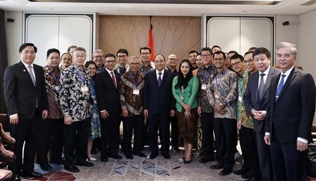President Meets Indonesian Leaders, Friendship Association President Meets Indonesian Leaders, Friendship Association