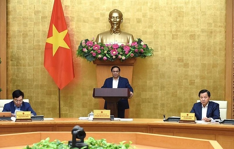 Prime Minister Pham Minh Chinh speaking at the session (Photo: TRAN HAI/NDO) Prime Minister Pham Minh Chinh speaking at the session (Photo: TRAN HAI/NDO)