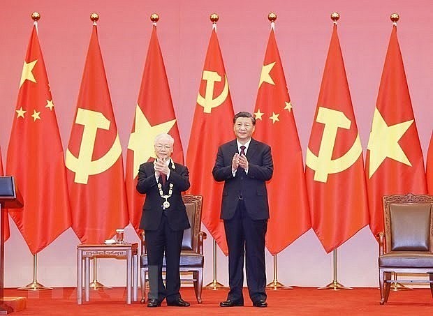 Vietnamese Party General Secretary Nguyen Phu Trong (L) and Chinese Party General Secretary and President Xi Jinping. Photo: VNA Vietnamese Party General Secretary Nguyen Phu Trong (L) and Chinese Party General Secretary and President Xi Jinping. Photo: VNA