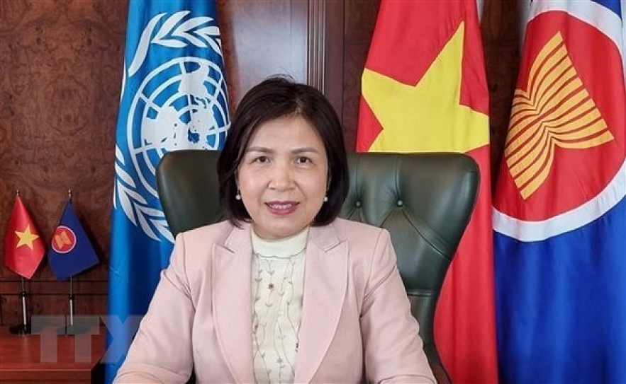 Ambassador Le Thi Tuyet Mai, Head of the Permanent Mission of Vietnam to the United Nations (UN), WTO and other international organizations in Geneva. Photo:VNA Ambassador Le Thi Tuyet Mai, Head of the Permanent Mission of Vietnam to the United Nations (UN), WTO and other international organizations in Geneva. Photo:VNA