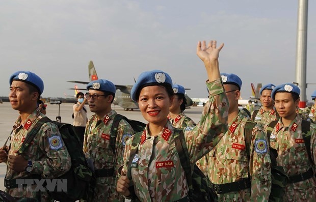 Vietnamese “peace ambassadors” have practically contributed to settling security issues, safeguarding peace and stability in the region and the world. Photo: VNA Vietnamese “peace ambassadors” have practically contributed to settling security issues, safeguarding peace and stability in the region and the world. Photo: VNA