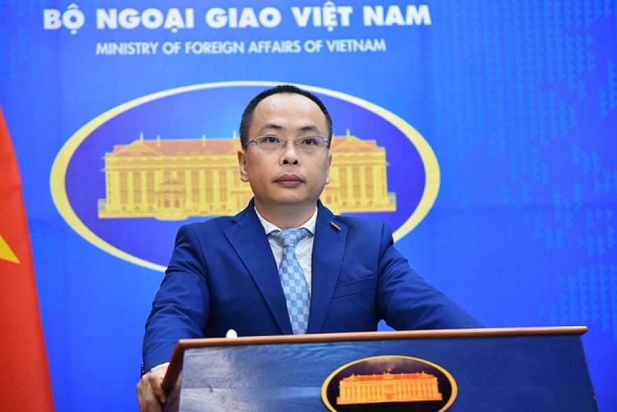 Doan Khac Viet, deputy spokesperson of the Ministry of Foreign Affairs. Doan Khac Viet, deputy spokesperson of the Ministry of Foreign Affairs.