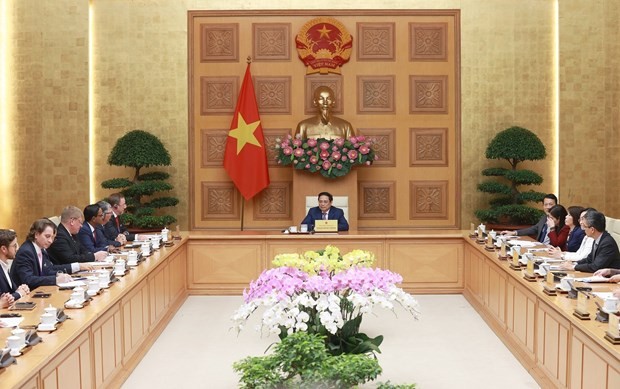 The foreign-invested economic sector is an important component of Vietnam's economy and the Vietnamese Government always protects the legitimate and legitimate rights and interests of investors, Prime Minister Pham Minh Chinh said on February 14. Photo: VNA The foreign-invested economic sector is an important component of Vietnam's economy and the Vietnamese Government always protects the legitimate and legitimate rights and interests of investors, Prime Minister Pham Minh Chinh said on February 14. Photo: VNA