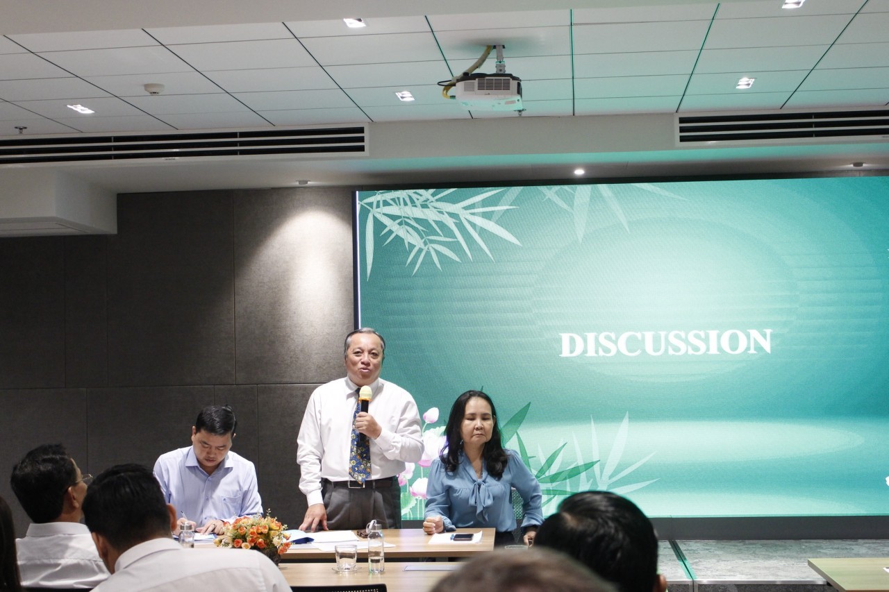 HUFO President Do Viet Ha speaks at the event. Photo: HUFO HUFO President Do Viet Ha speaks at the event. Photo: HUFO