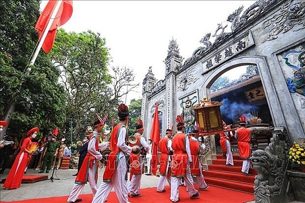 A ritual at the Hung King festival. (Photo: VNA) A ritual at the Hung King festival. (Photo: VNA)