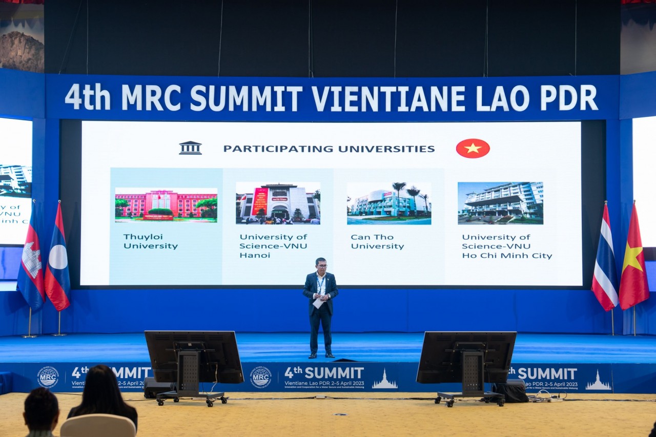 At the meeting for the 4th MRC Summit (Photo: VNA At the meeting for the 4th MRC Summit (Photo: VNA