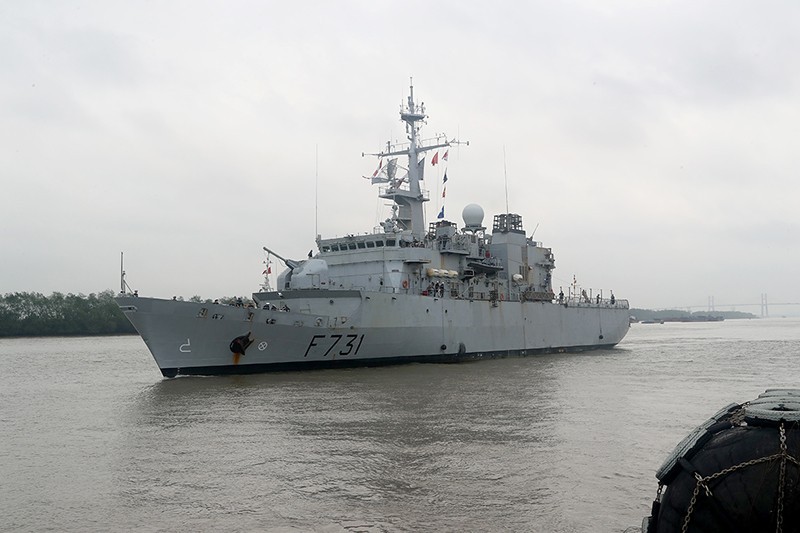 French Frigate Prairial Visits Hai Phong City French Frigate Prairial Visits Hai Phong City