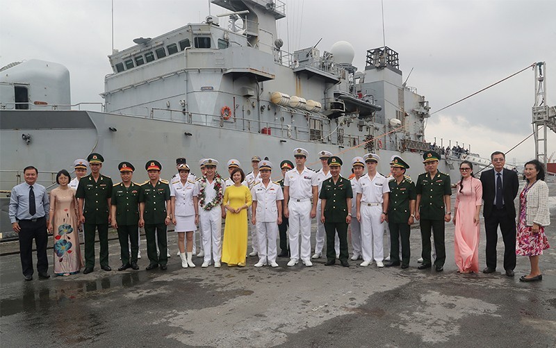 French Frigate Prairial Visits Hai Phong City French Frigate Prairial Visits Hai Phong City