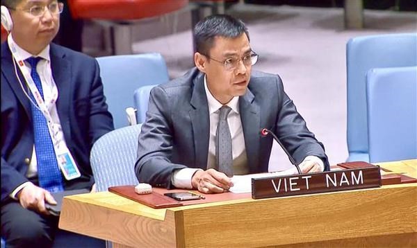 Ambassador Dang Hoang Giang, Vietnam's Permanent Representative to the United Nations. Photo: VNA Ambassador Dang Hoang Giang, Vietnam's Permanent Representative to the United Nations. Photo: VNA