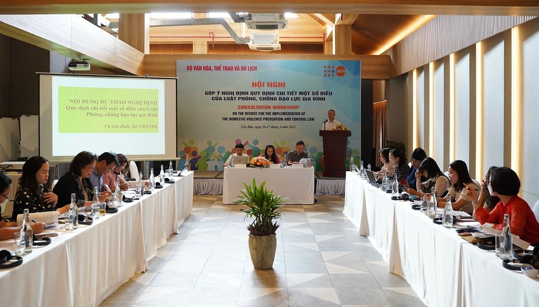 Consultation Workshop for the Decree on the implementation of the 2022 Law on Domestic Violence Prevention and Control Consultation Workshop for the Decree on the implementation of the 2022 Law on Domestic Violence Prevention and Control