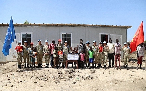 Vietnam Engineers Build Schools for Abyei Children Vietnam Engineers Build Classrooms for Abyei Children