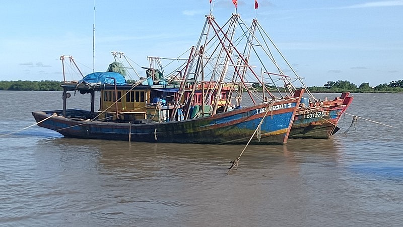 Thai Binh Border Guard Supports Fishermen at Sea Thai Binh Border Guard Supports Fishermen at Sea