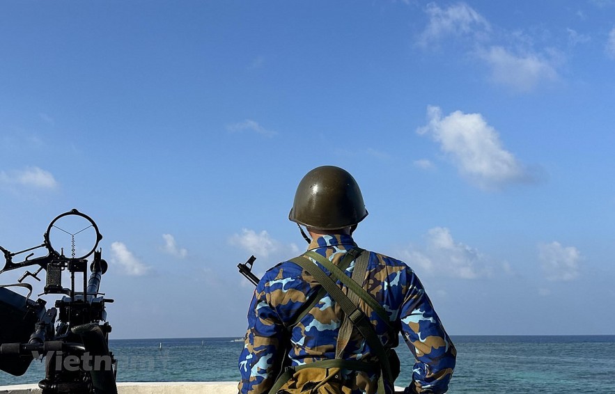 Vietnam Navy Soldiers Guard Country's Seas and Islands Vietnam's Naval Soldiers Guard National Seas and Islands