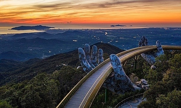 Golden Bridge in Da Nang city (Photo: danang.gov.vn) Golden Bridge in Da Nang city (Photo: danang.gov.vn)