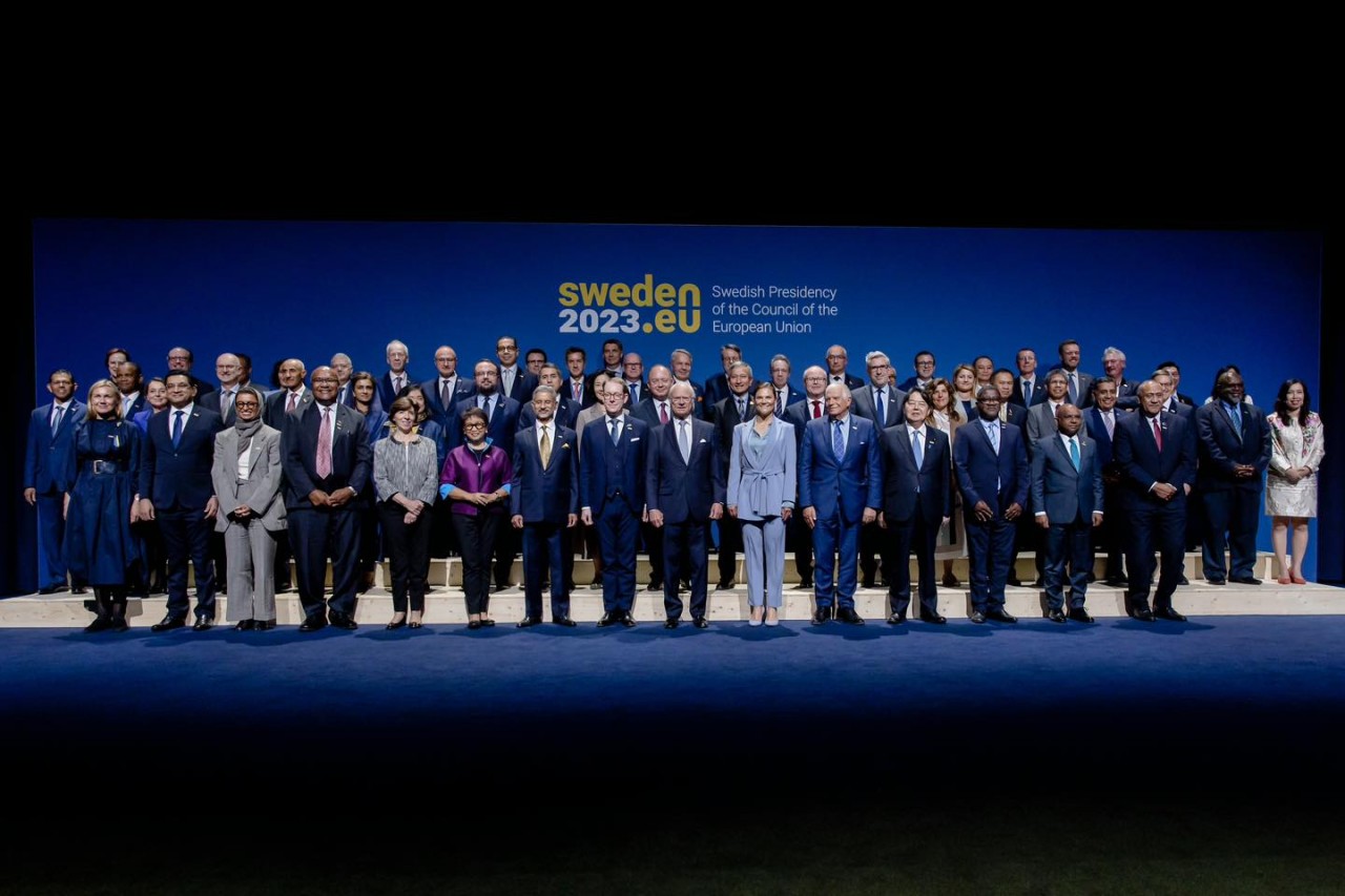 photo at the 2nd Indo-Pacific Ministerial Forum in Stockholm, 13 May 2023. (Photo by Magnus Liljegren/Government Offices of Sweden photo at the 2nd Indo-Pacific Ministerial Forum in Stockholm, 13 May 2023. (Photo by Magnus Liljegren/Government Offices of Sweden
