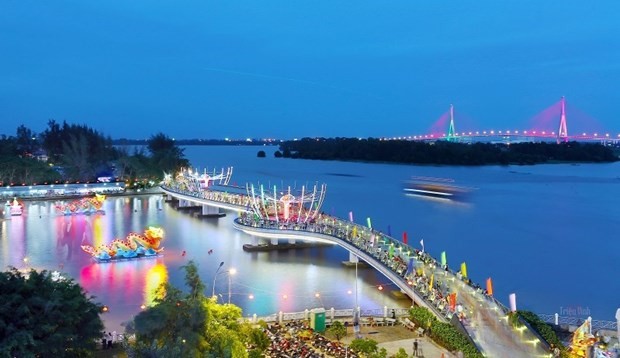Ninh Kieu Wharf in Can Tho city. Photo: VNA Ninh Kieu Wharf in Can Tho city. Photo: VNA