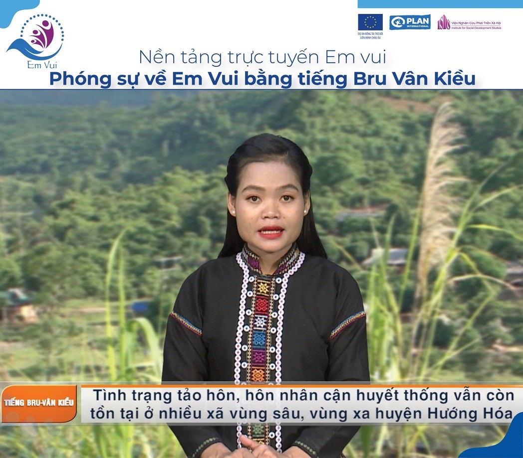Em Vui Platform Educate Youth on Child Marriage, Human Trafficking Em Vui Platform Educate Youth on Child Marriage, Human Trafficking
