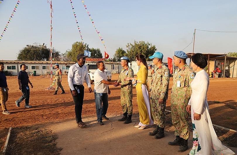 Vietnamese 'Blue Beret' Soldiers at UNISFA Mission Vietnamese 'Blue Beret' Soldiers at UNISFA Mission