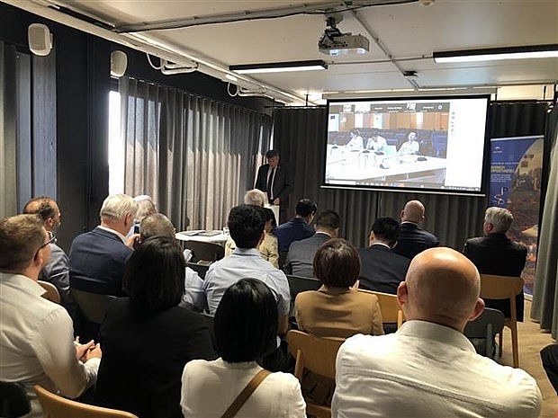 The conference held in Anvers city of Belgium on June 12 (Photo: VNA) The conference held in Anvers city of Belgium on June 12 (Photo: VNA)