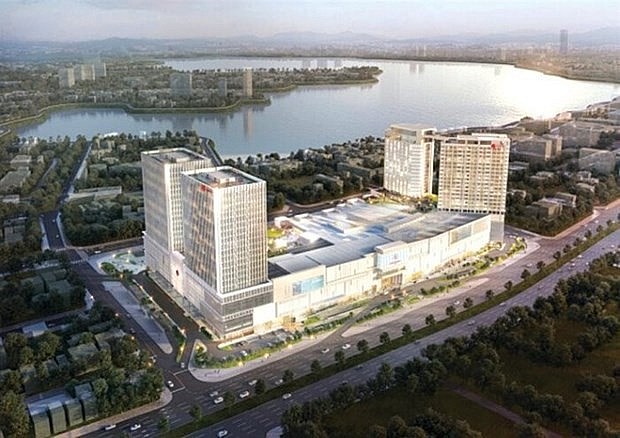 The Lotte Mall West Lake Hanoi project. Photo courtesy of Lotte Group The Lotte Mall West Lake Hanoi project. Photo courtesy of Lotte Group