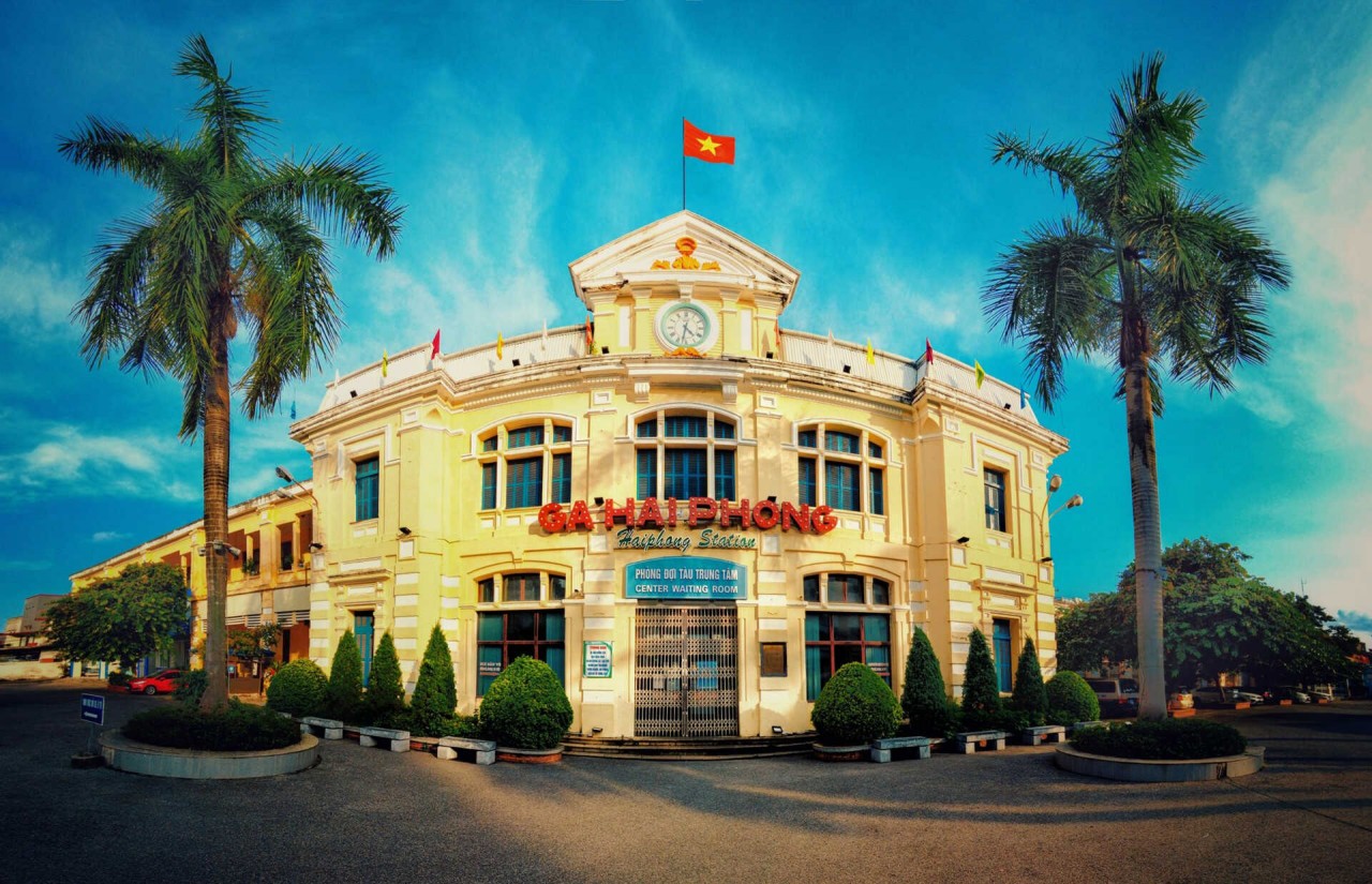 Hai Phong Station. Photo: Nguoihanoi Hai Phong Station. Photo: Nguoihanoi