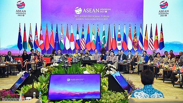 At the 30th ASEAN Regional Forum. (Photo: baoquocte.vn) At the 30th ASEAN Regional Forum. (Photo: baoquocte.vn)