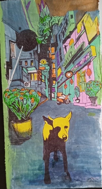 Russian Artist Draws Beautiful Artworks About Vietnam Russian Artist Draws Beautiful Artworks About Vietnam