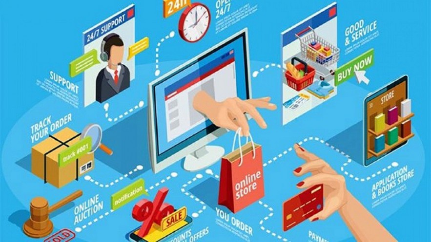 Cross-border e-commerce is booming in Vietnam, offering businesses opportunities to expand their footprint globally. (Illustrative image) Cross-border e-commerce is booming in Vietnam, offering businesses opportunities to expand their footprint globally. (Illustrative image)