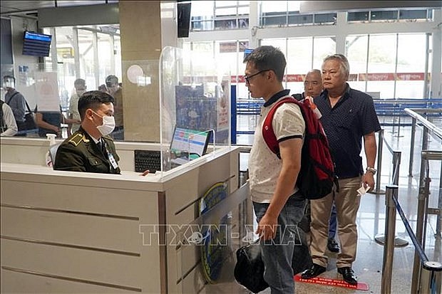 At a security check desk in Tan Son Nhat International Airport (Photo: VNA) At a security check desk in Tan Son Nhat International Airport (Photo: VNA)