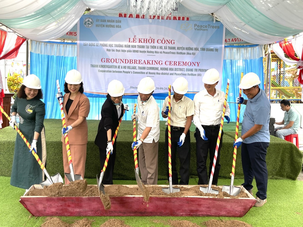 PeaceTrees Vietnam Builds 2 Kindergarten Classrooms in Quang Tri Province PeaceTrees Vietnam Builds 2 Kindergarten Classrooms in Quang Tri Province
