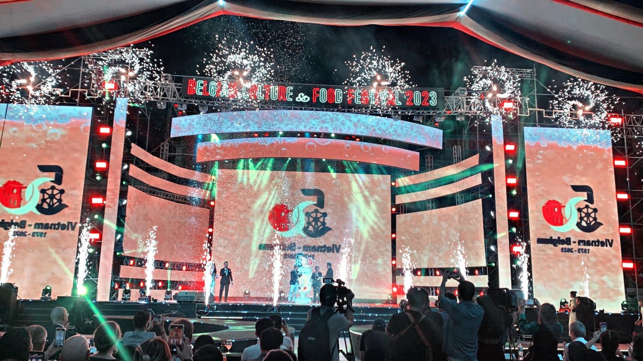 at the opening ceremony of B.Fest 2023. Photo: Ha Hung at the opening ceremony of B.Fest 2023. Photo: Ha Hung