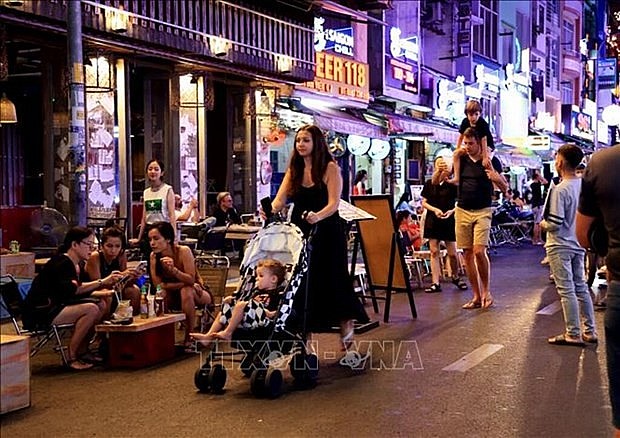 Bui Vien street in HO Chi Minh City's downtown area. (Photo: VNA) Bui Vien street in HO Chi Minh City's downtown area. (Photo: VNA)